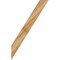 Ekena Millwork 4"W x 20"D x 32"H Traditional Rough Sawn Knee Brace, Western Red Cedar BRC04X20X32TRA00RWR - alternate 4
